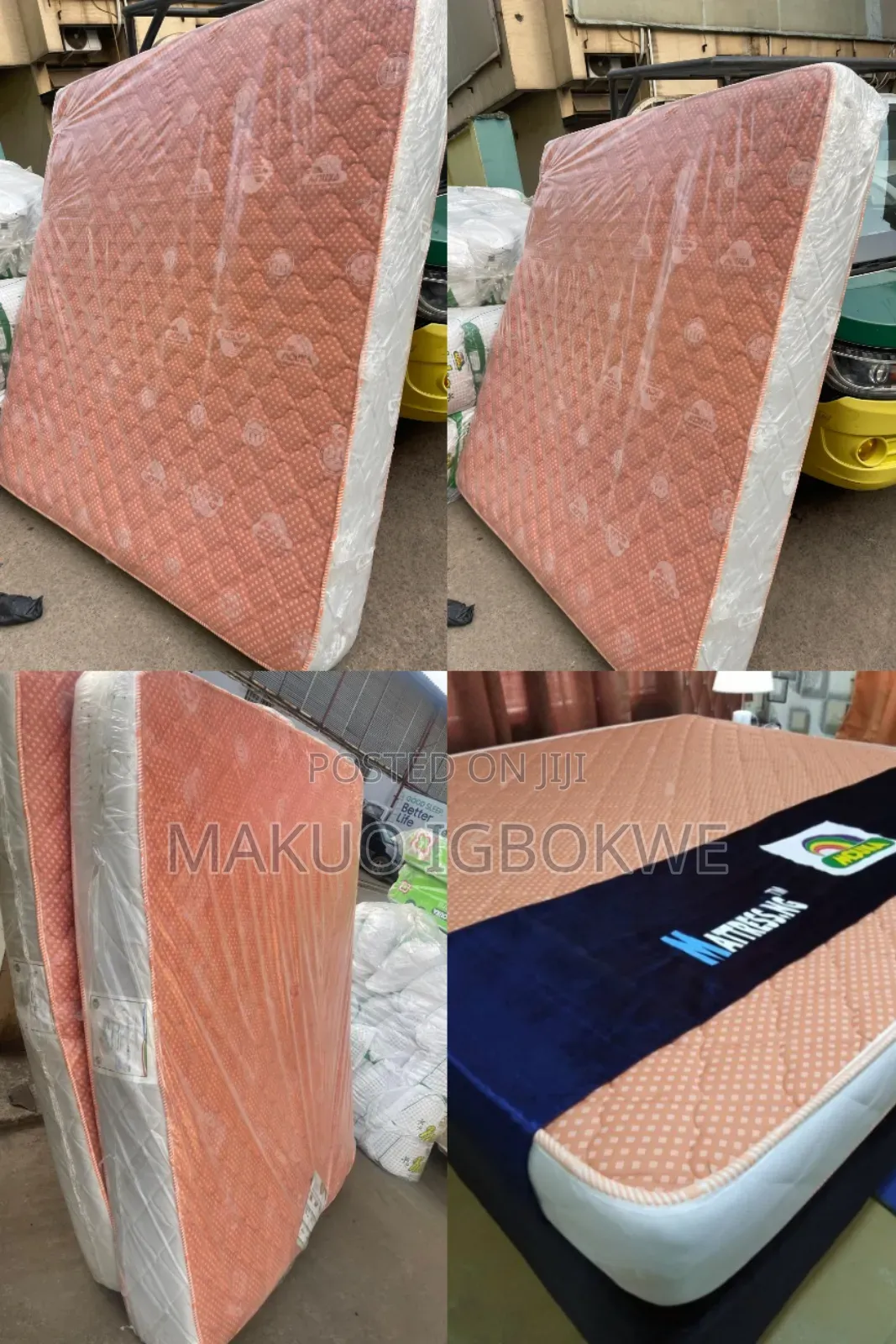 [Ph] Extra Firm Orthopedic Mouka 6ft by 6ft by 8inches Mattress