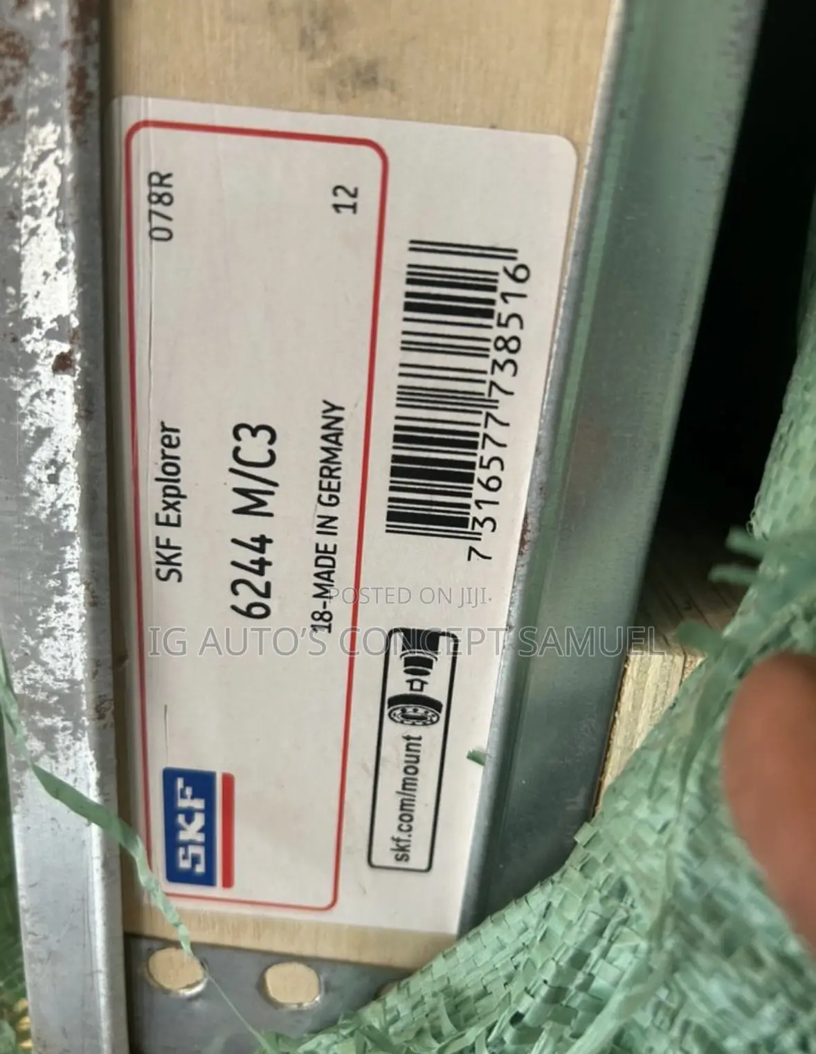 6244m/C3 SKF Bearing Available