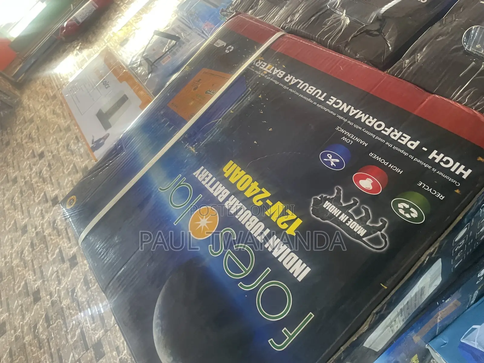 Foresolar 240a Tubular Battery