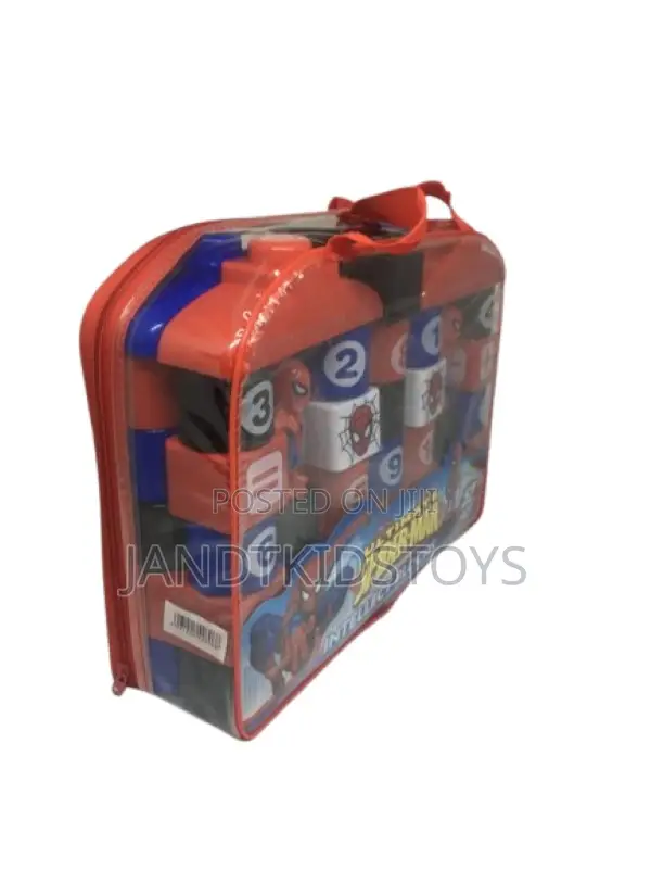 52 Piece Spiderman Themed Building Blocks