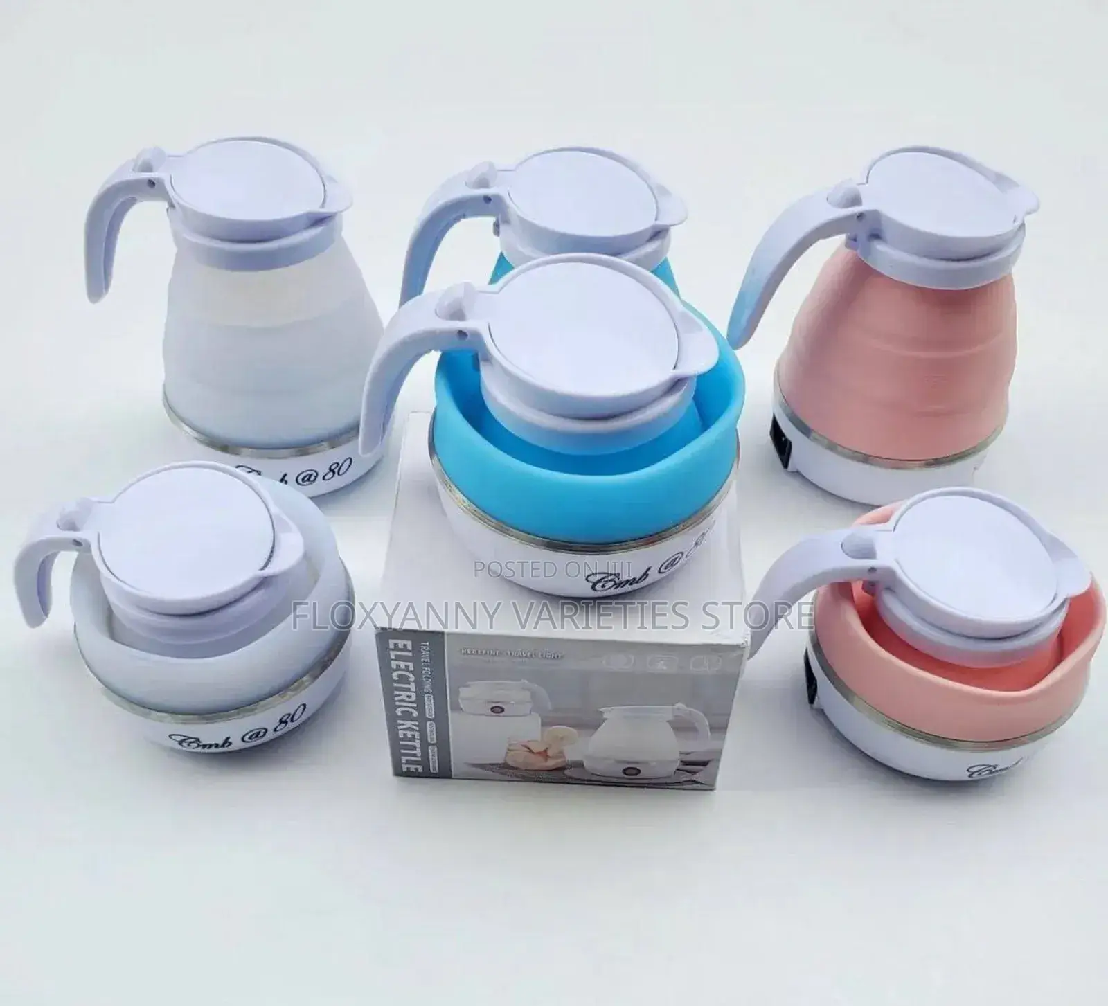 Collapsible Travel-Sized Electric Jug/Kettle