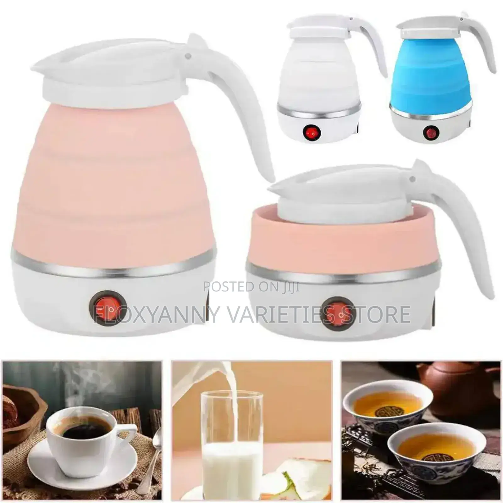 Collapsible Travel-Sized Electric Jug/Kettle