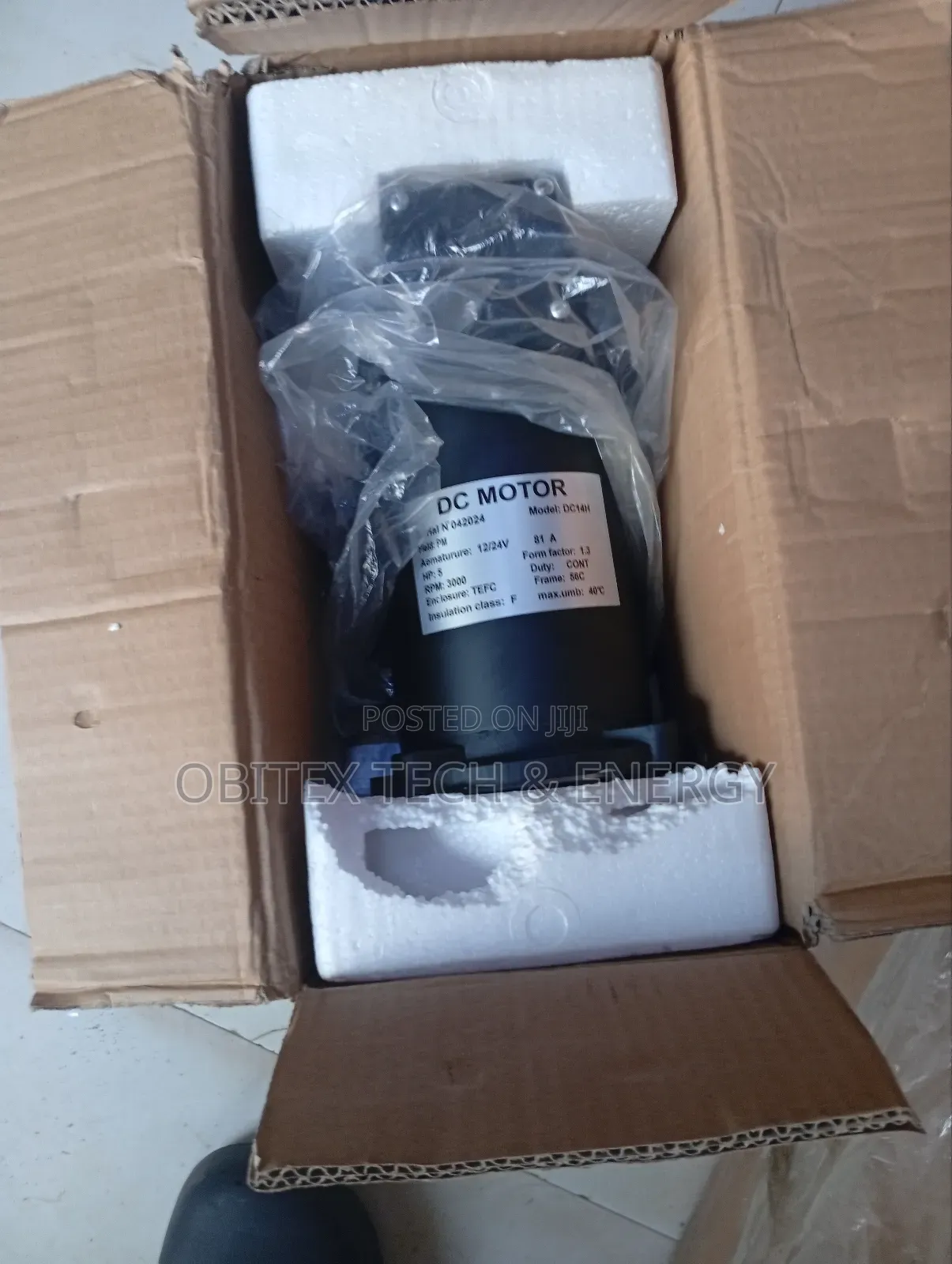 Dc Motor 5hp 12v/24v High Performance Electric Motor