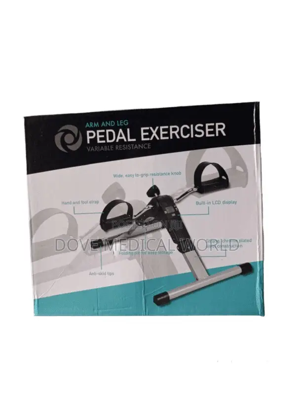 Compact, Portable Design Arm and Leg Pedal Exerciser