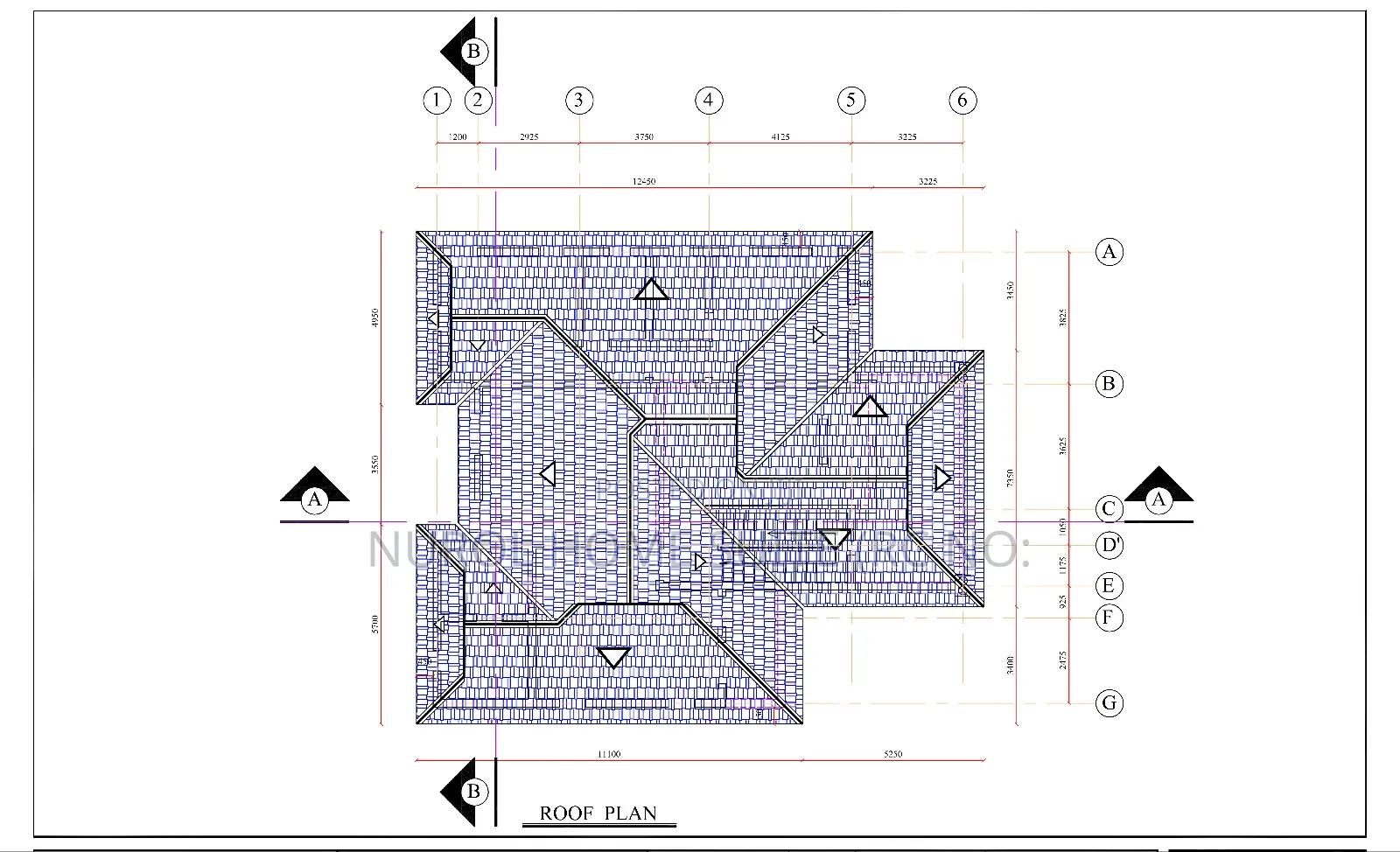 Detailed Architectural Construction Working Drawing