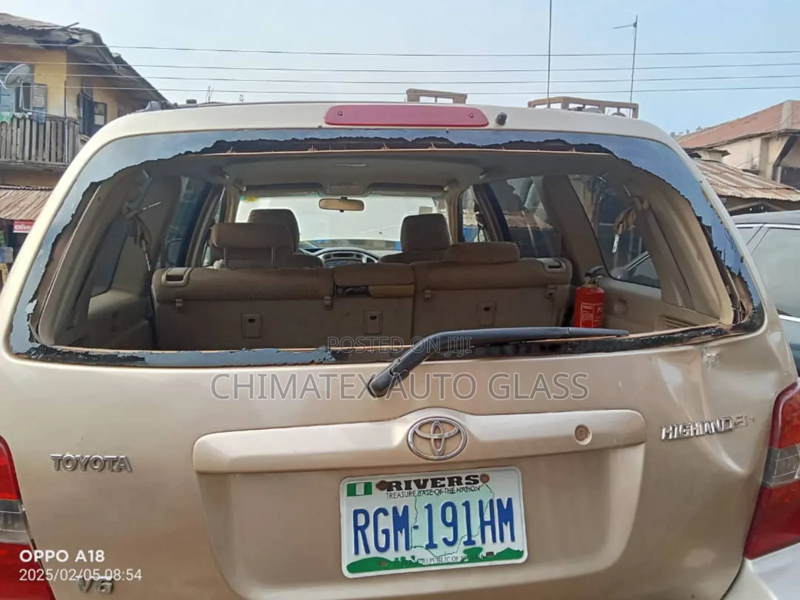 Highlander 2005 Back Windscreen Glass We Deliver Install
