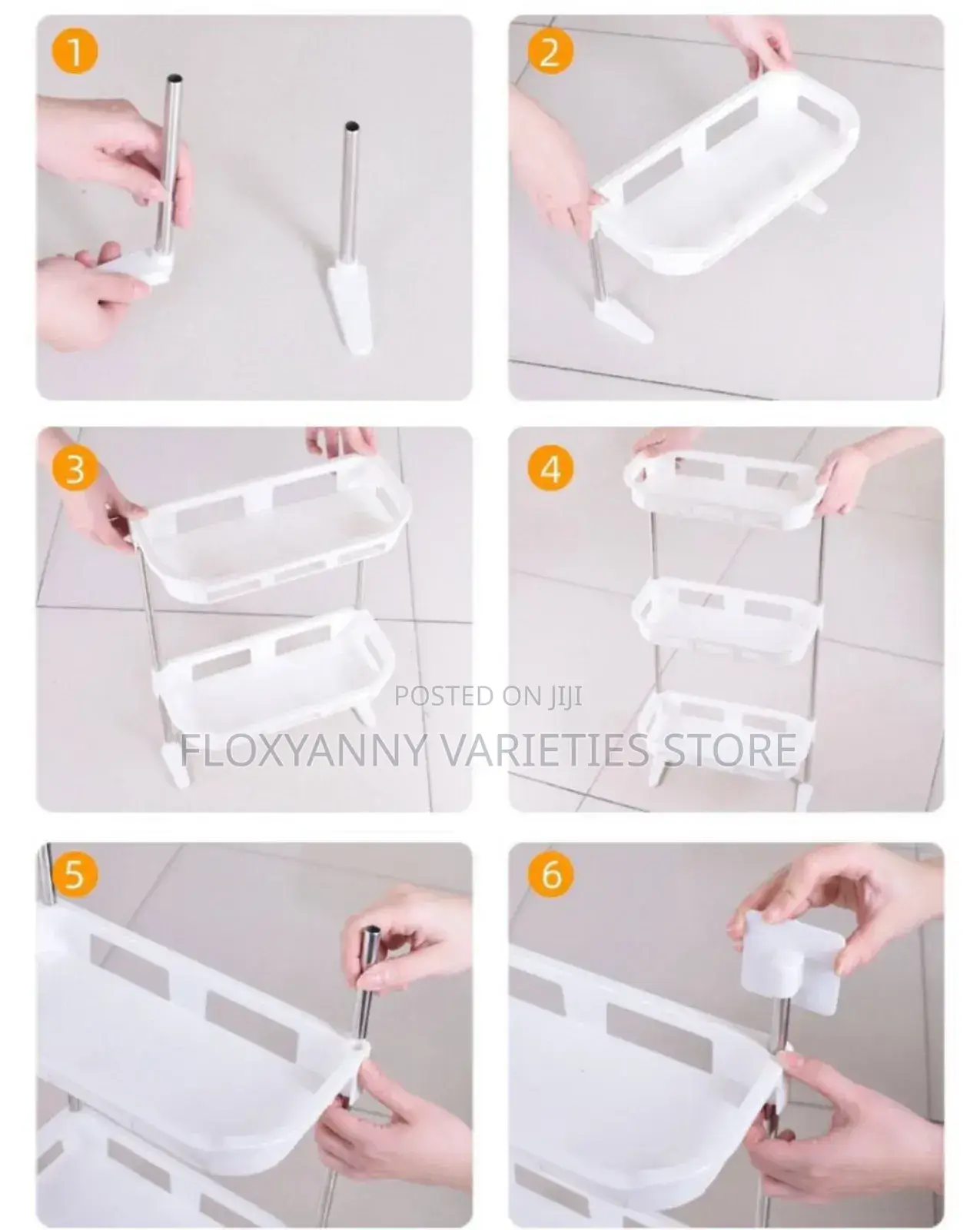 Multi Purpose 3 Steps Toilet / Kitchen Rack