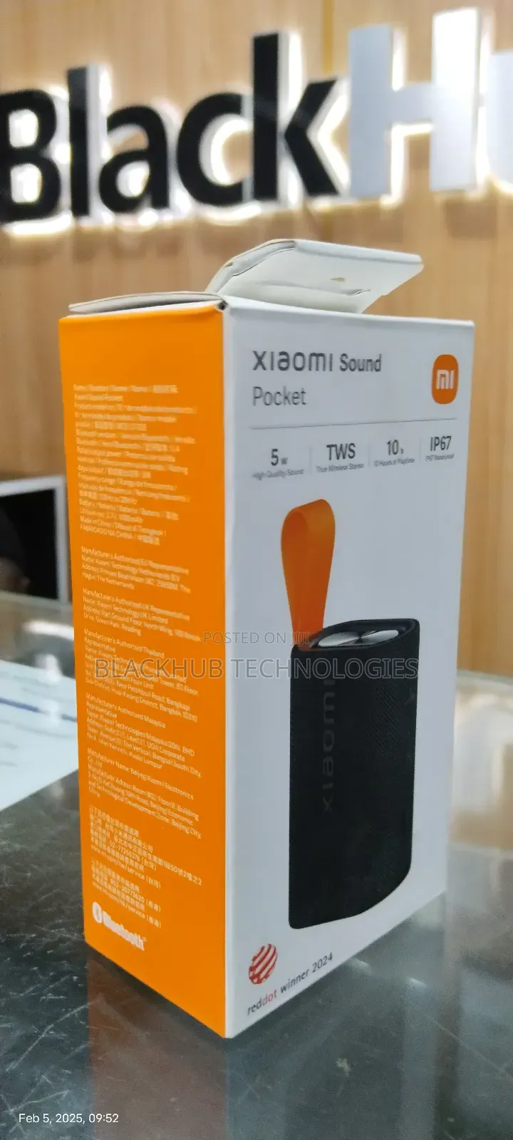 Xiaomi Sound Pocket 5w Speaker (5watts Bluetooth)