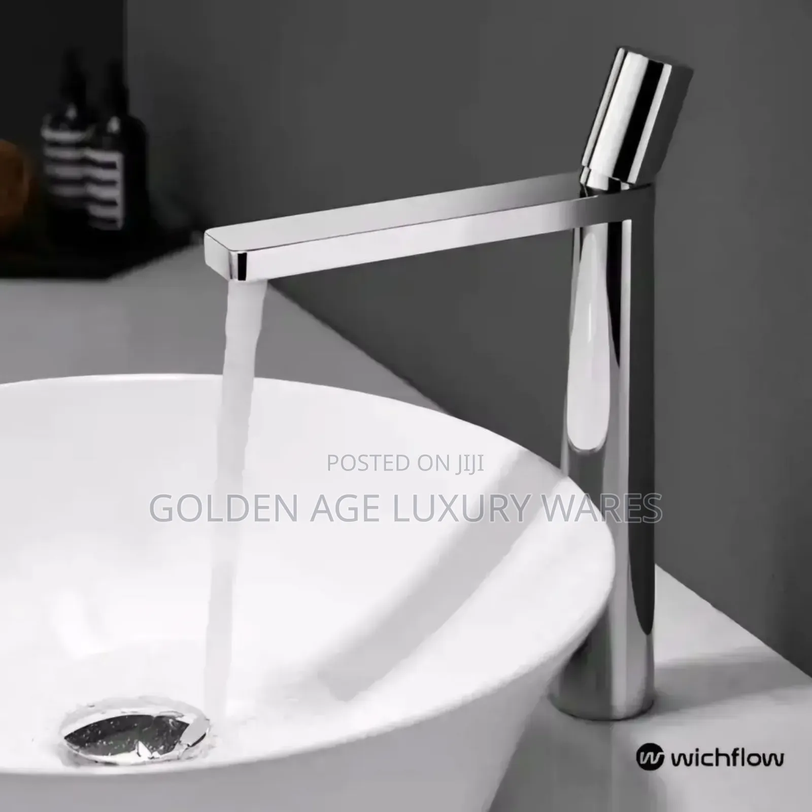Brass Long Basin Mixer Stainless