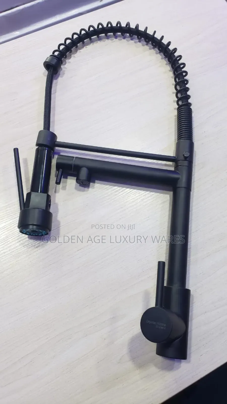 Black Chain Sink Mixer Tap (Big Brother Tap)