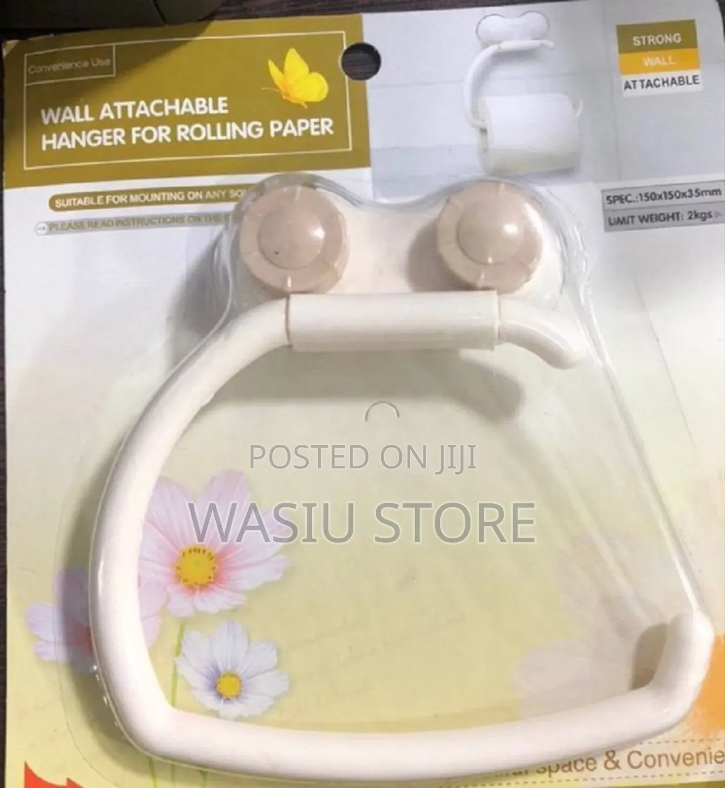 Supersuction Toilet/Bathroom Tissue Holder