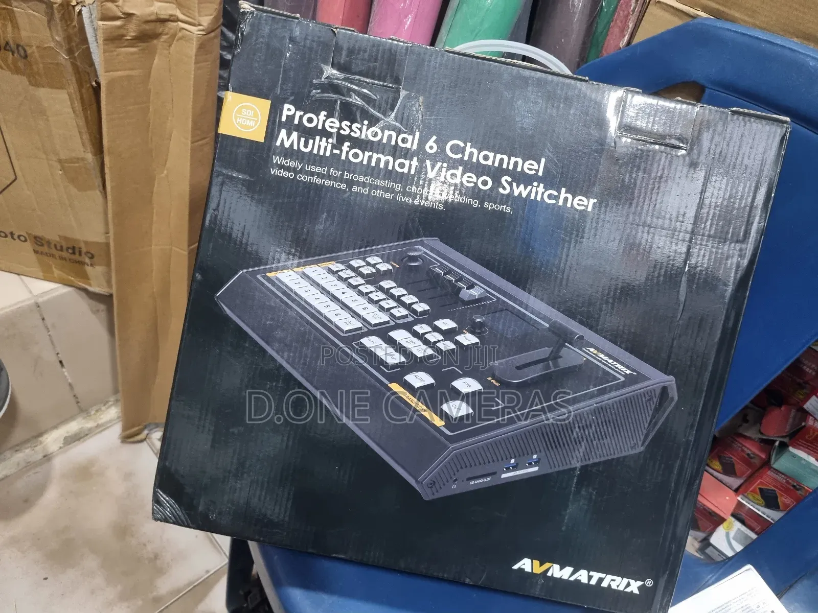 Avmatrix Professional 6 Channel Multi-Format Video Switcher