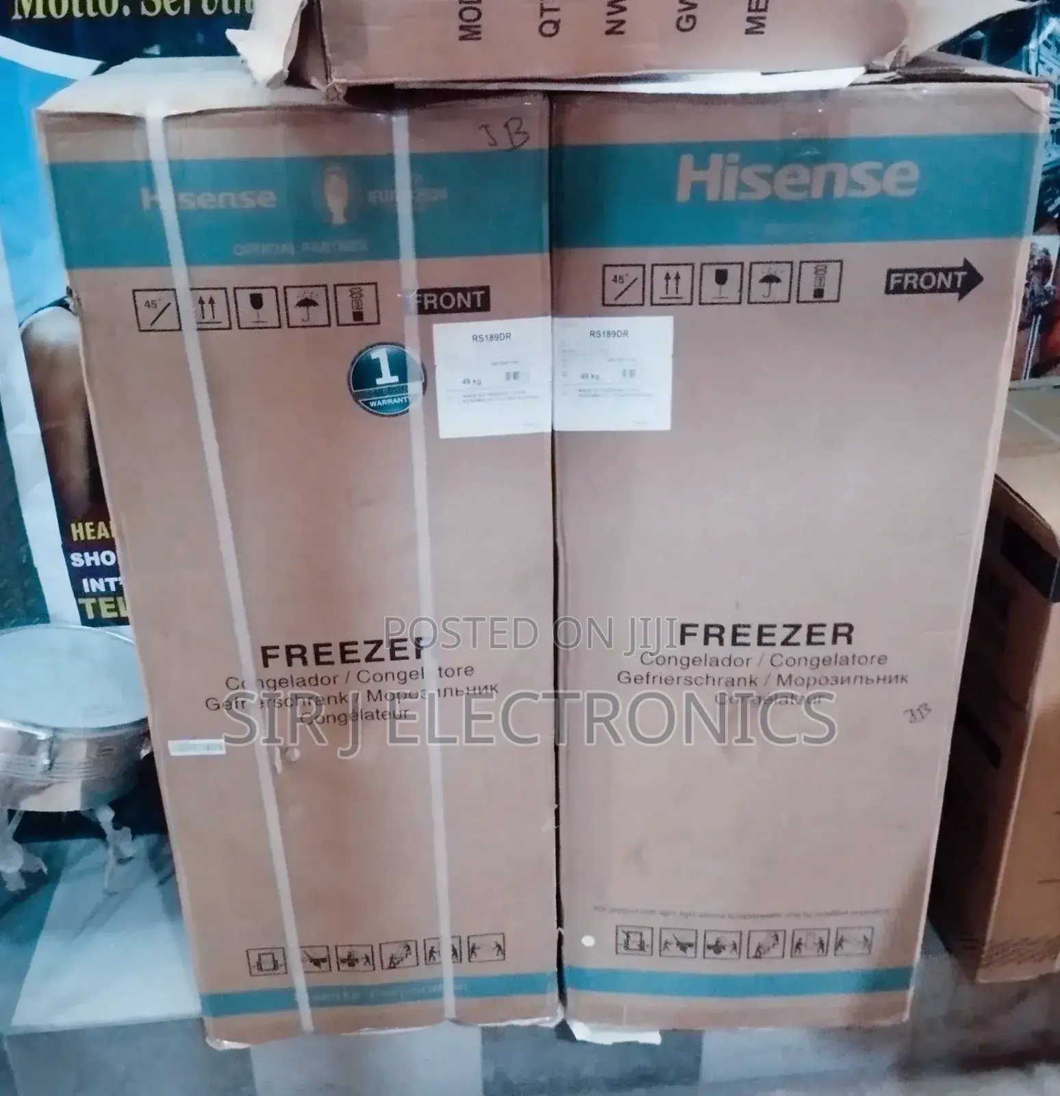 Hisense Single Door Upright Standing Freezer+ Warranty
