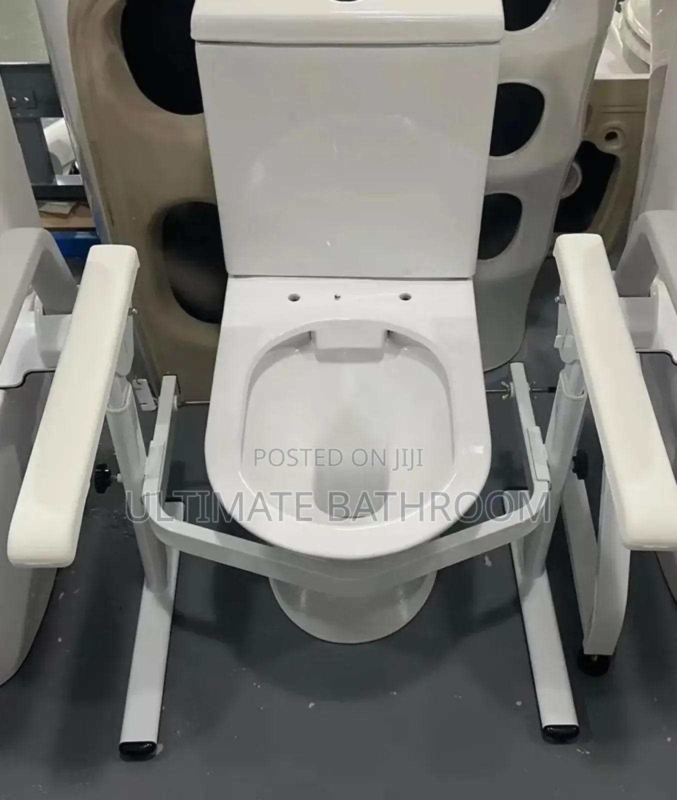 Watercloset With Hand Support for the Aged People