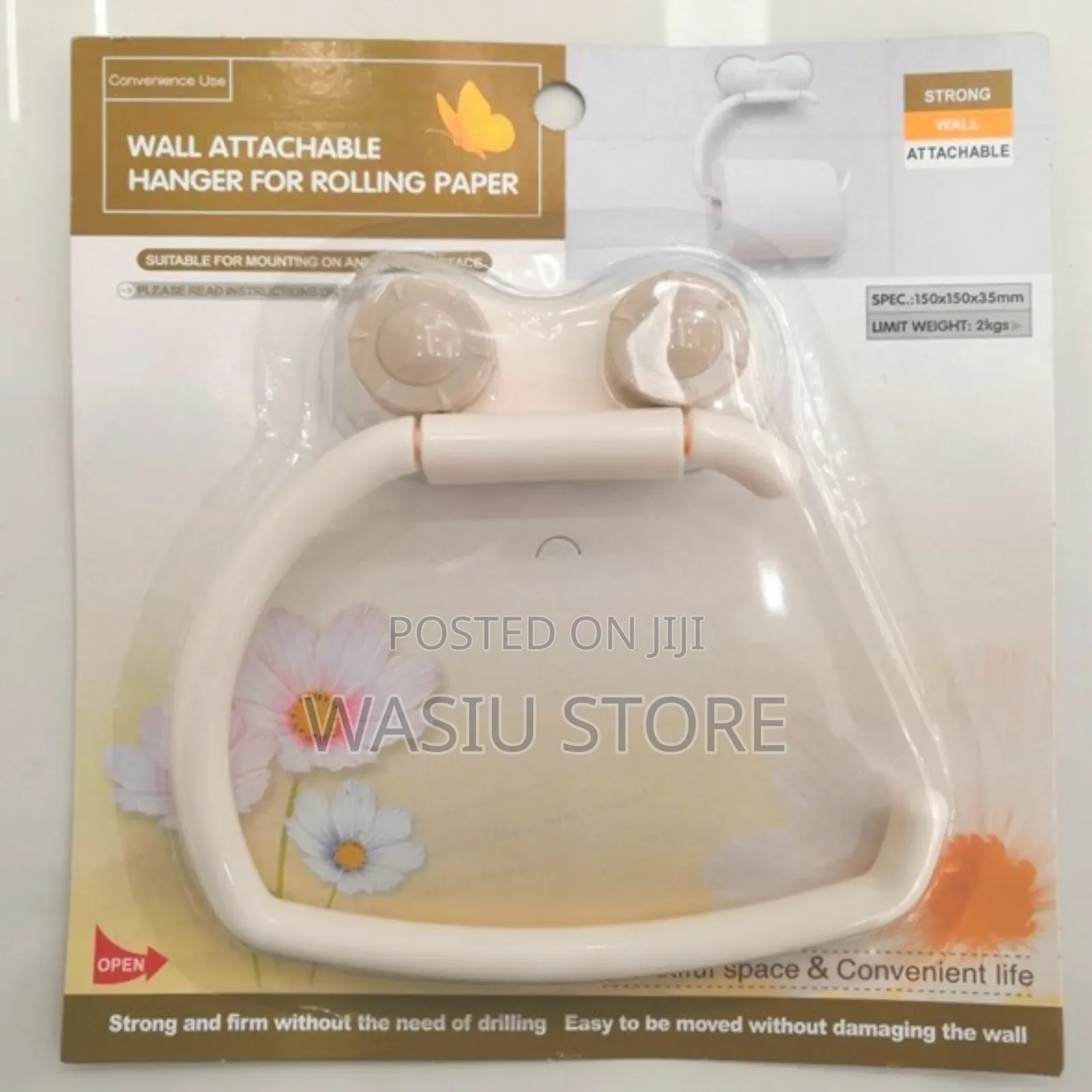 Supersuction Toilet/Bathroom Tissue Holder