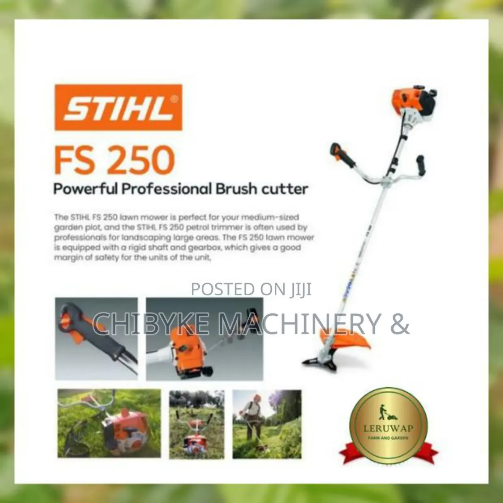 Fs250 Brush Cutter Machine