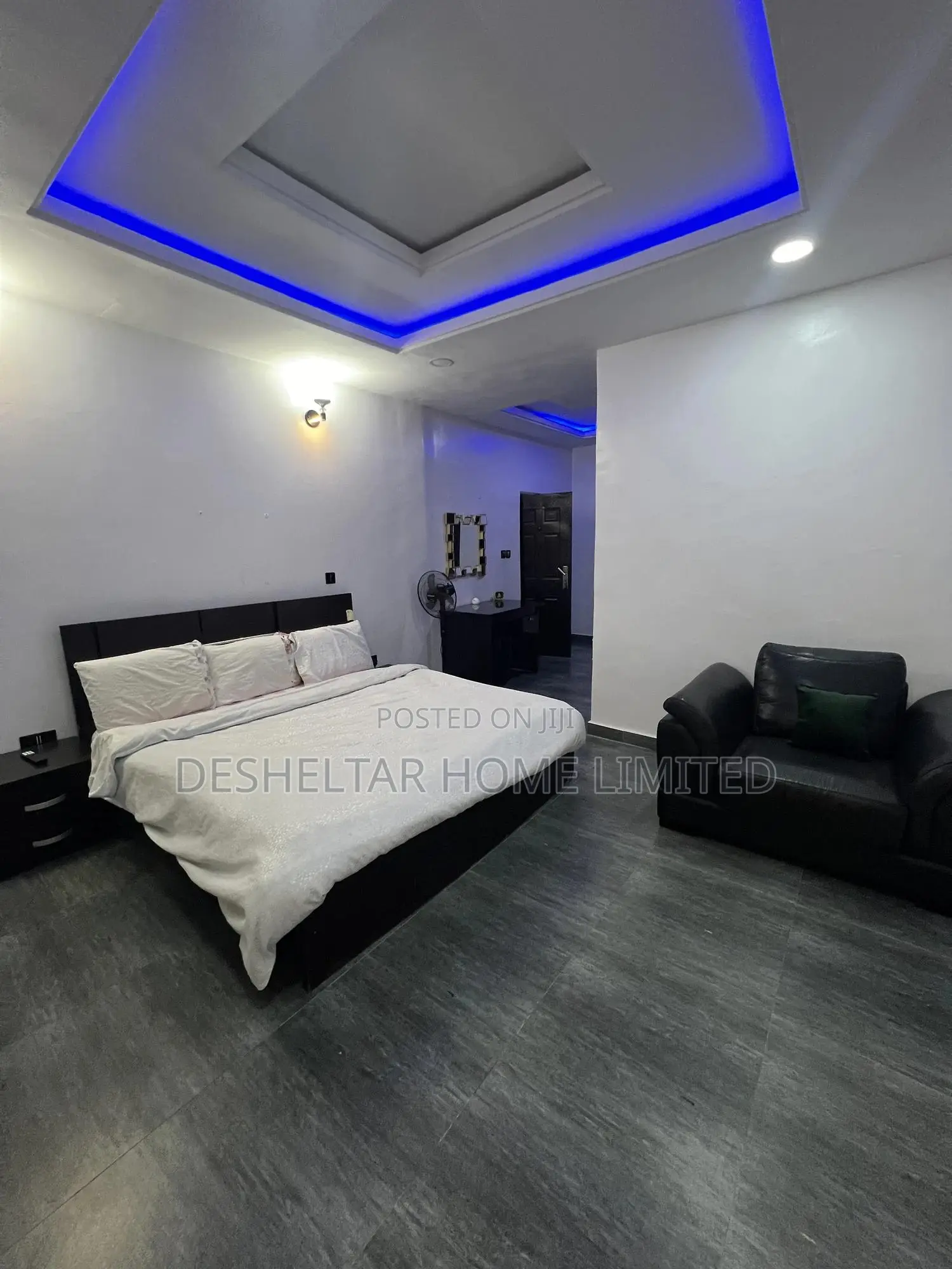 Furnished 1bdrm Room & Parlour in Cyberville Estate, Lekki for rent