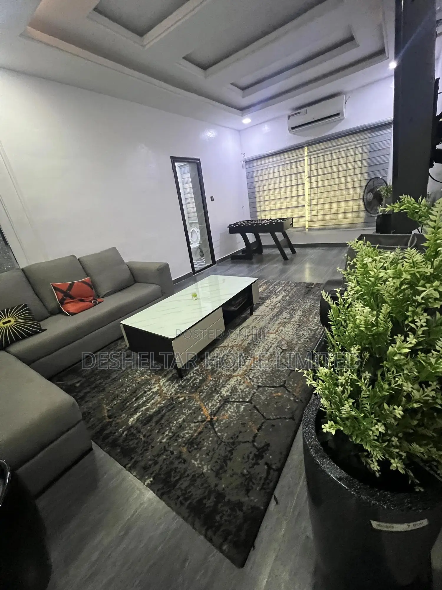 Furnished 1bdrm Room & Parlour in Cyberville Estate, Lekki for rent