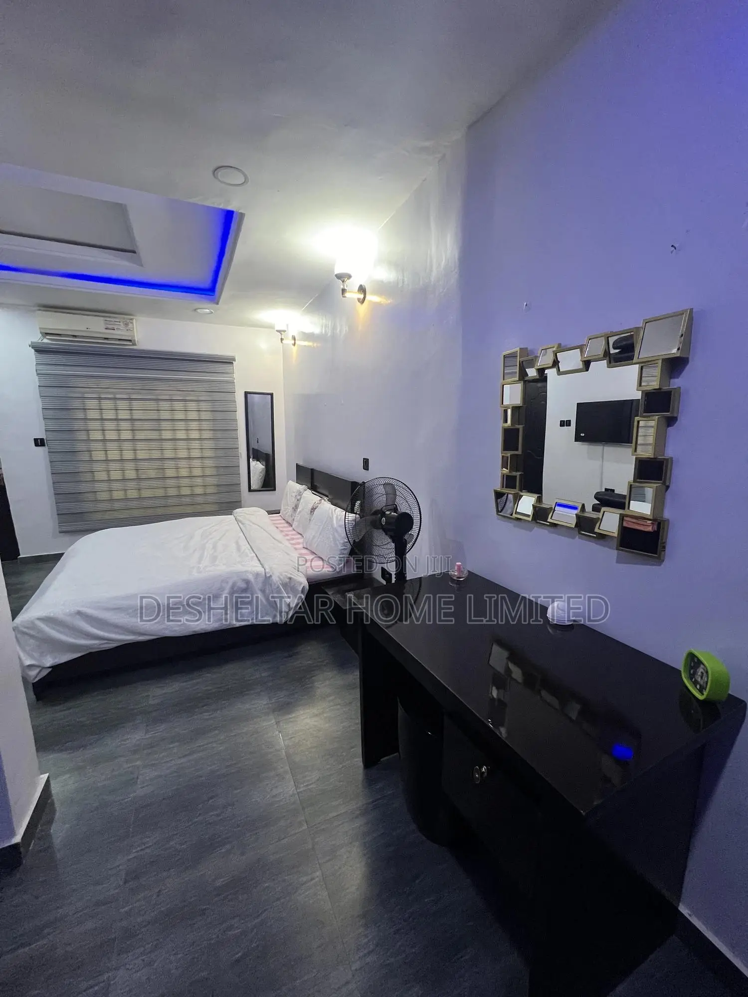 Furnished 1bdrm Room & Parlour in Cyberville Estate, Lekki for rent