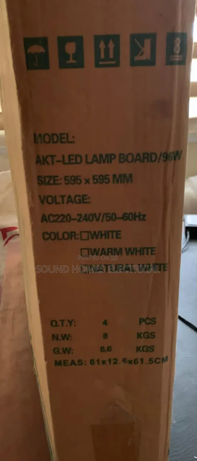 LED AKT 96w Modular Lamp. 600x600 Size.
