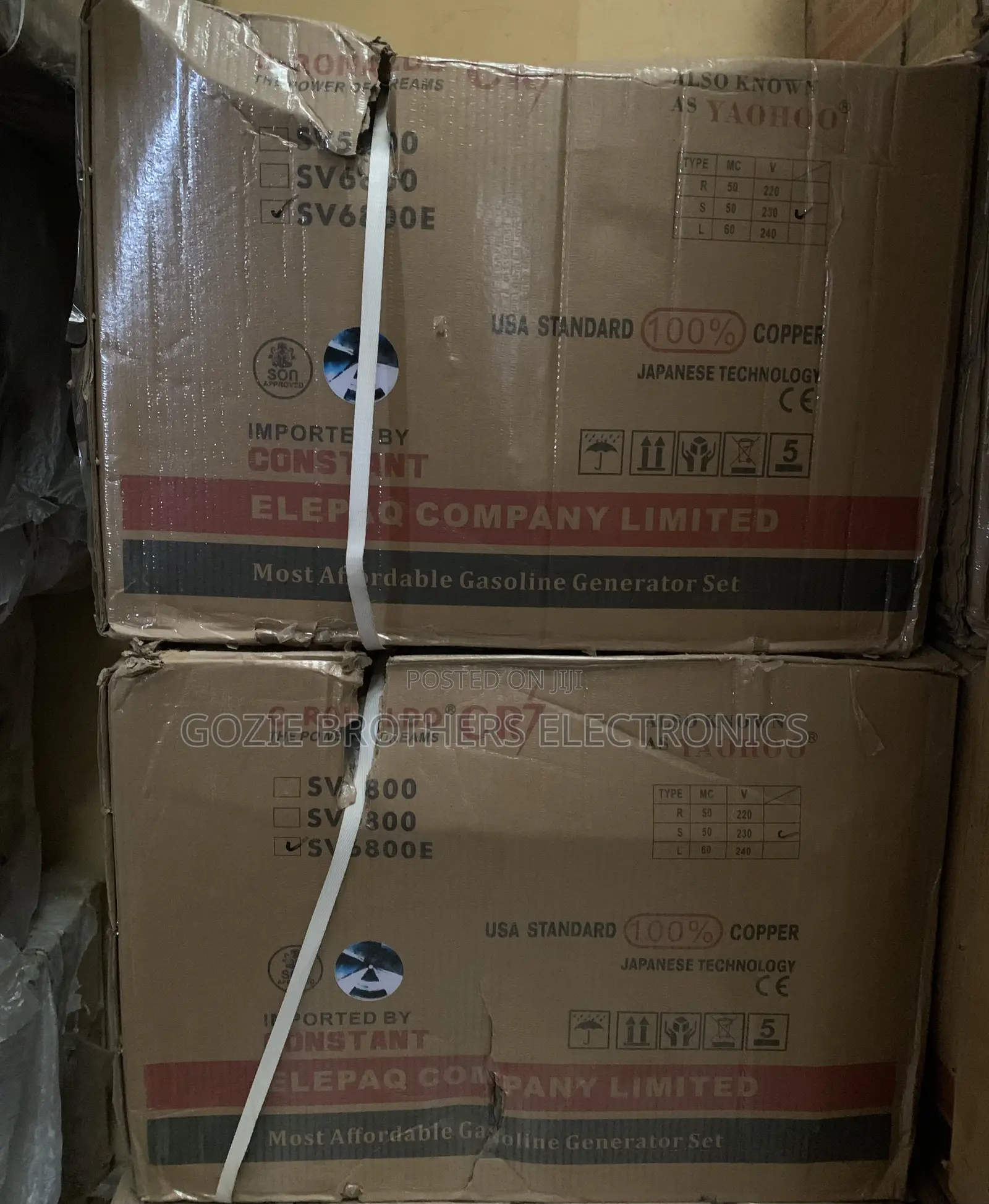 C. Ronaldo Elepaq Constant Generator 2.5 Kva Manual Starter