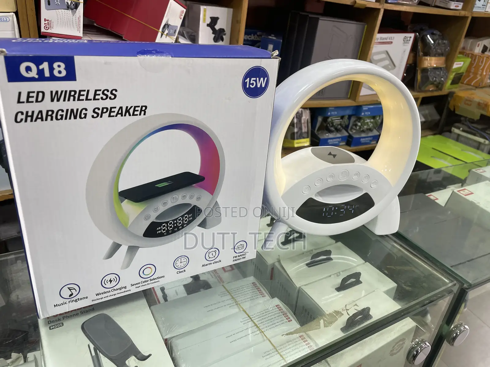 Led Wireless Charging Speaker Q18