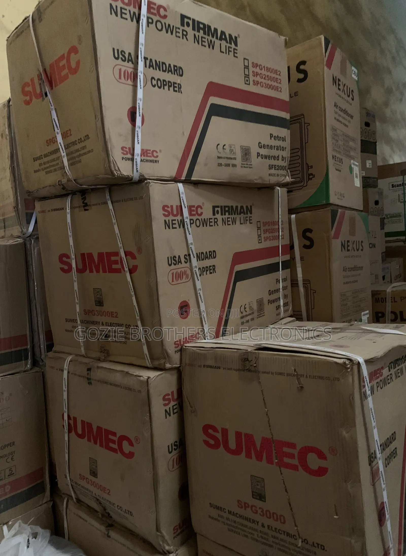 Sumec Firman Generator 2.5kva With Key Starter and Tyre