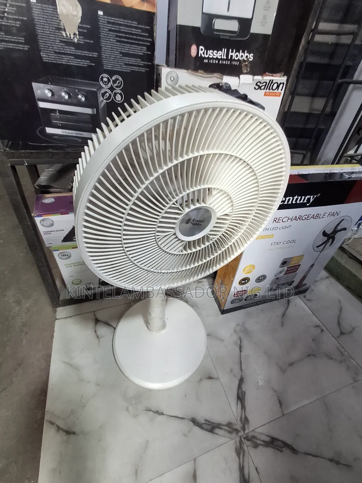 Rechargeable Circulation Fan Withnight Light