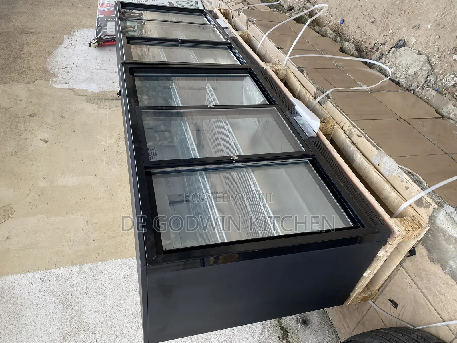 3 Doors Black Under Bar Chiller
