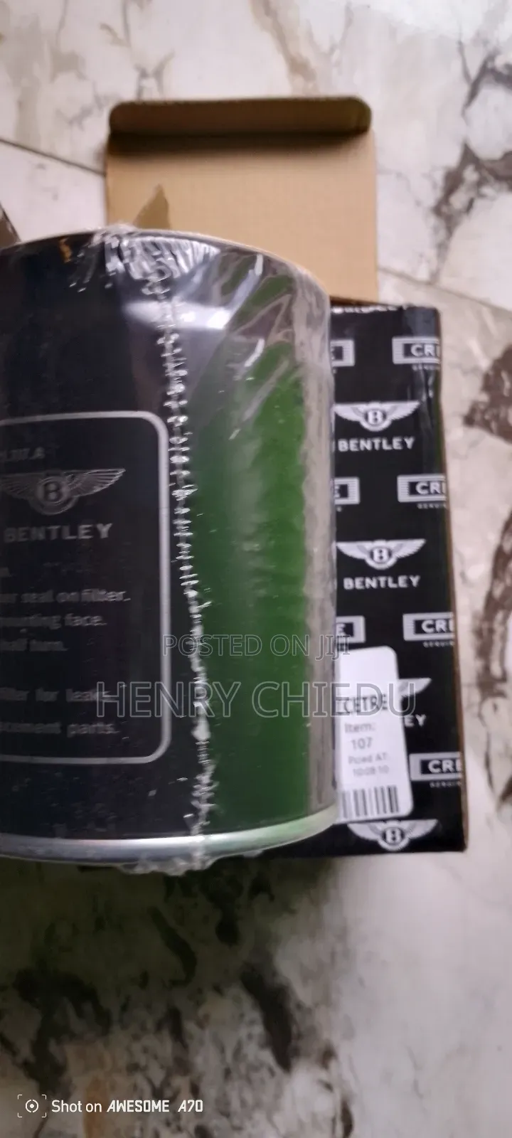 Oil Filter Bentley Mulsanne 2016