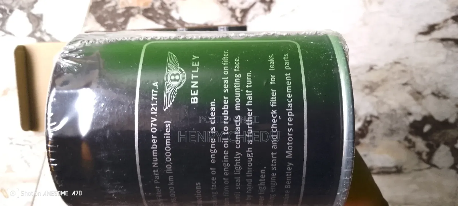 Oil Filter Bentley Mulsanne 2016