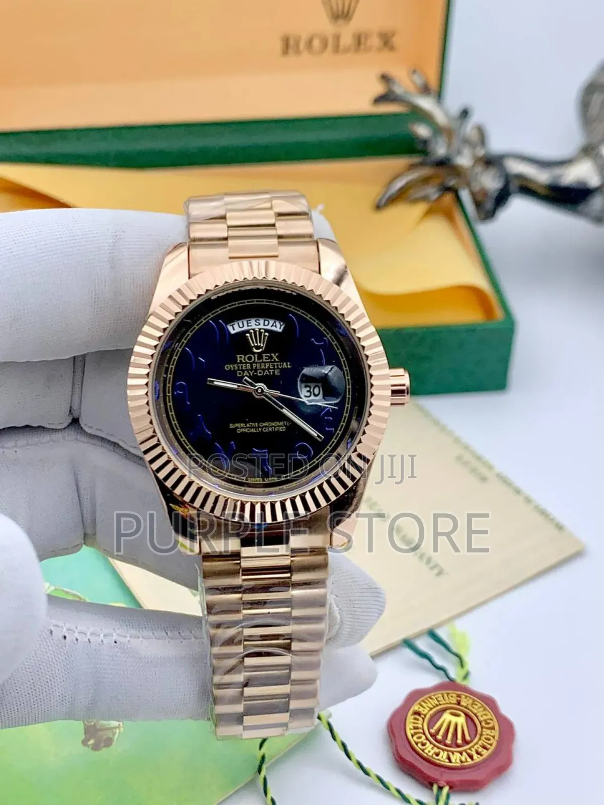 Men's Rolex Full-Date-Rosegold