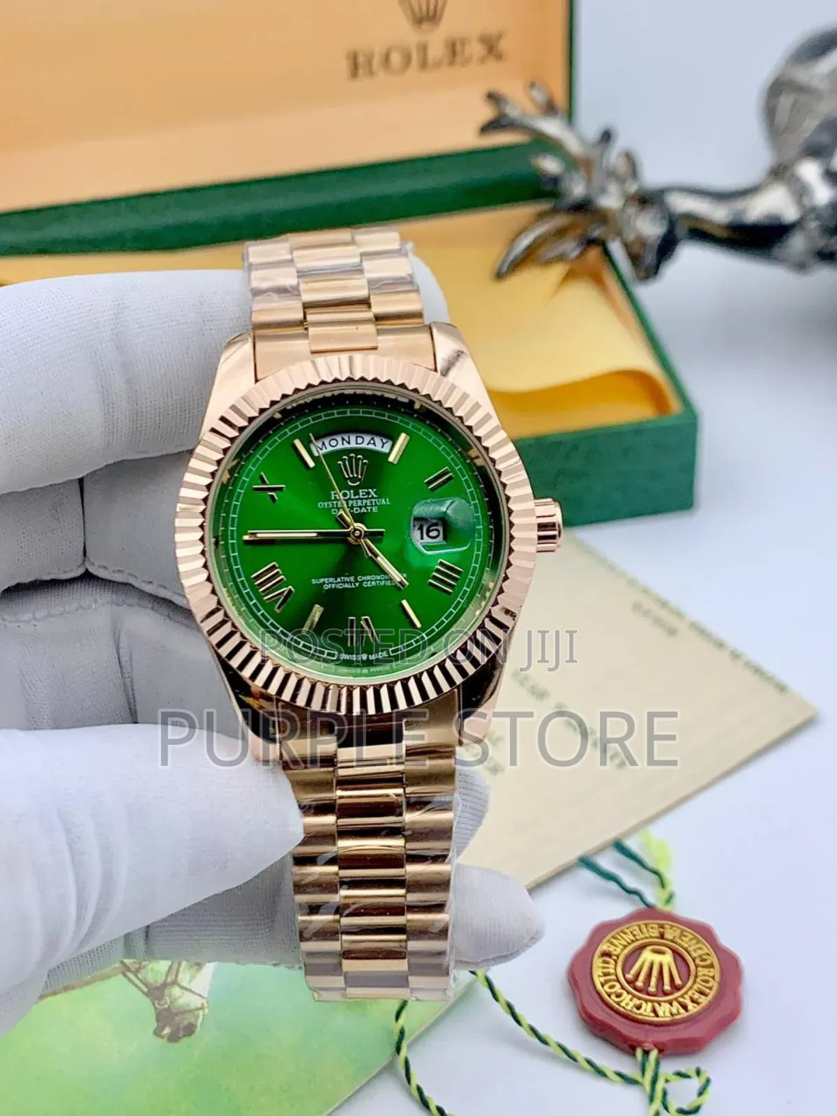 Men's Rolex Full-Date-Rosegold