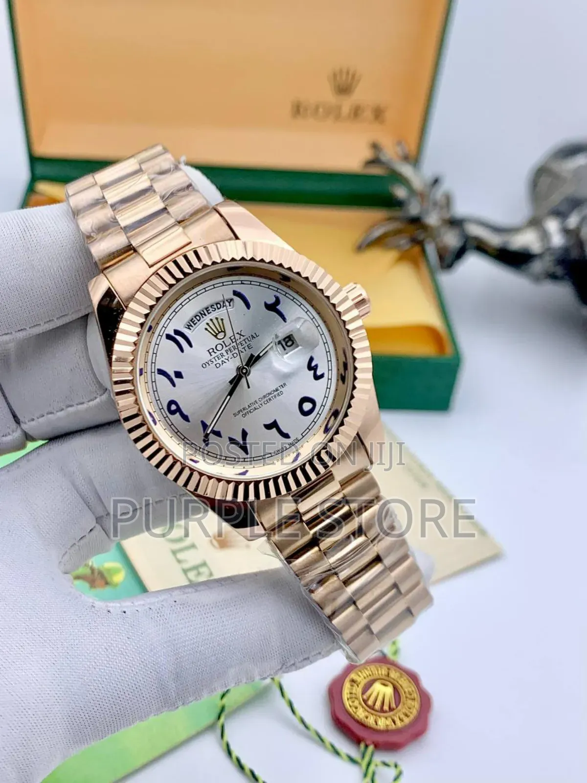 Men's Rolex Full-Date-Rosegold