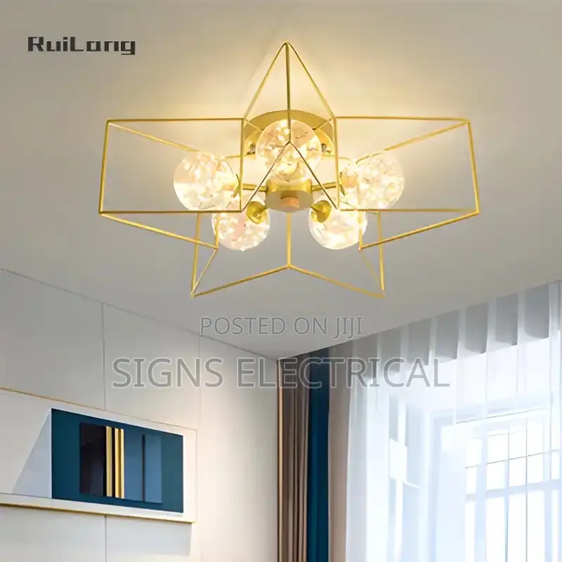 Led Star Ceiling Lamp for Children Room