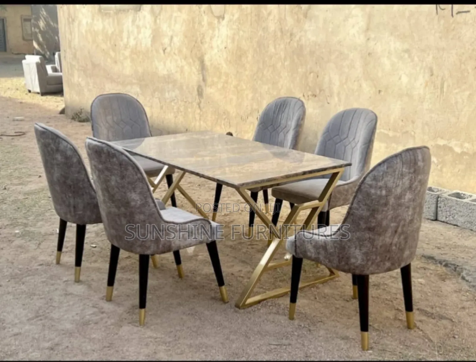 6 Sitter Dining Table and Chair