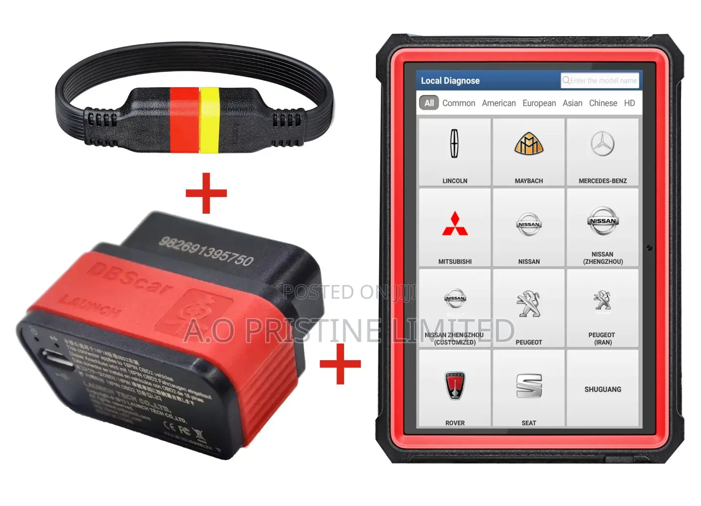 LAUNCH Dbscar and Easydiag With Andriod Tablet for DZ