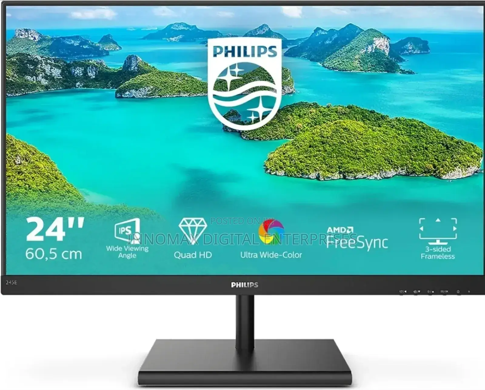 Philips 24 Inch QHD Hdmi Monitor,75hz,Ips,Amd Freesync