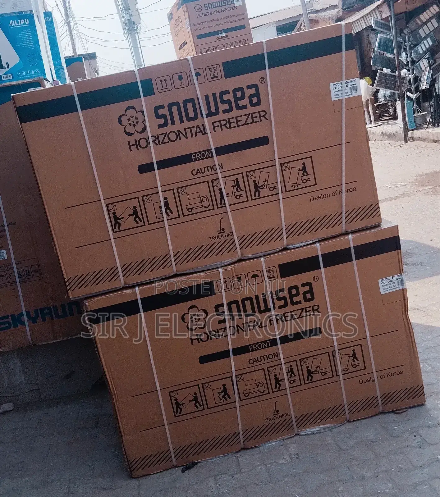Brand New 500litres Snowsea Double Door Chest Freezer