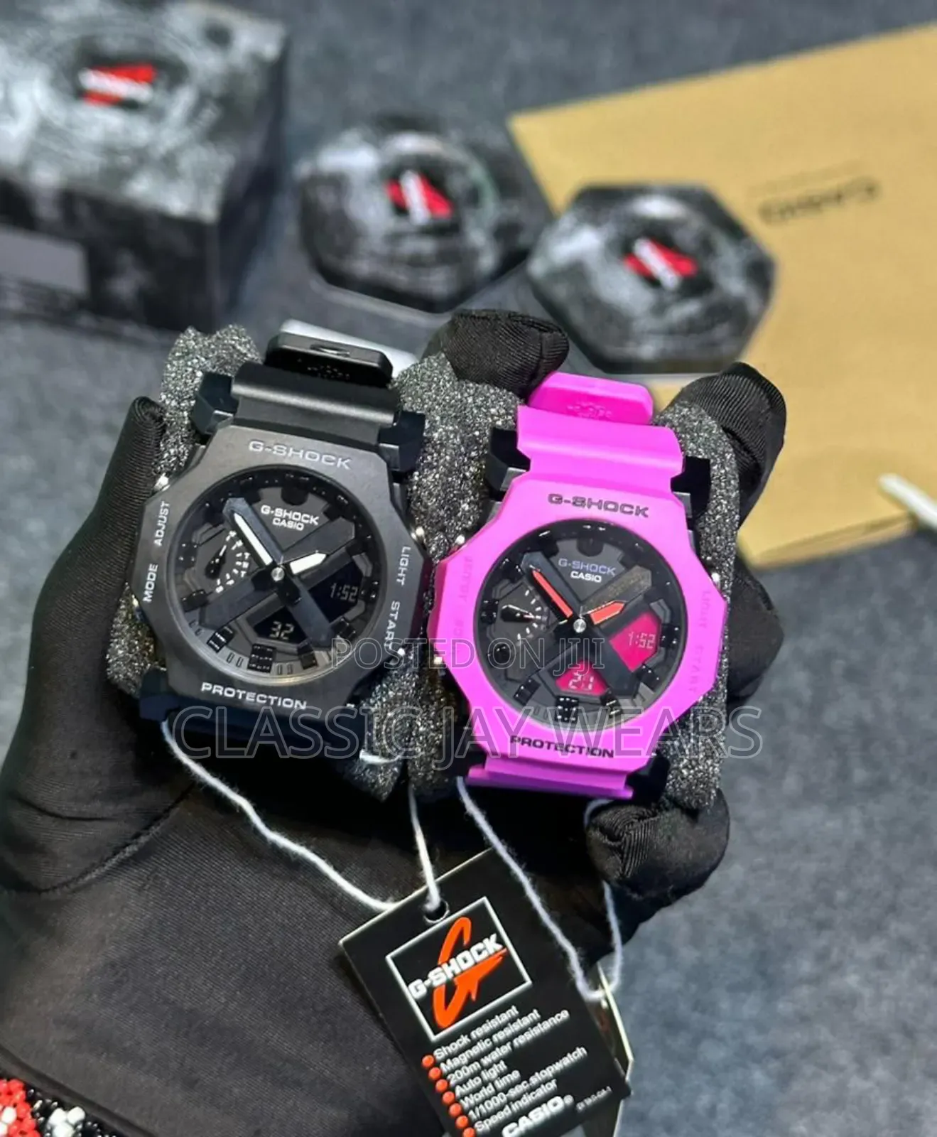 Correct G-Shock Watch Comes With Box,Card and Carrier Bag