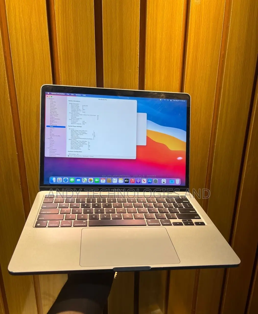 Laptop Apple MacBook Pro 2020 M1 8GB Apple M1 SSD 256GB