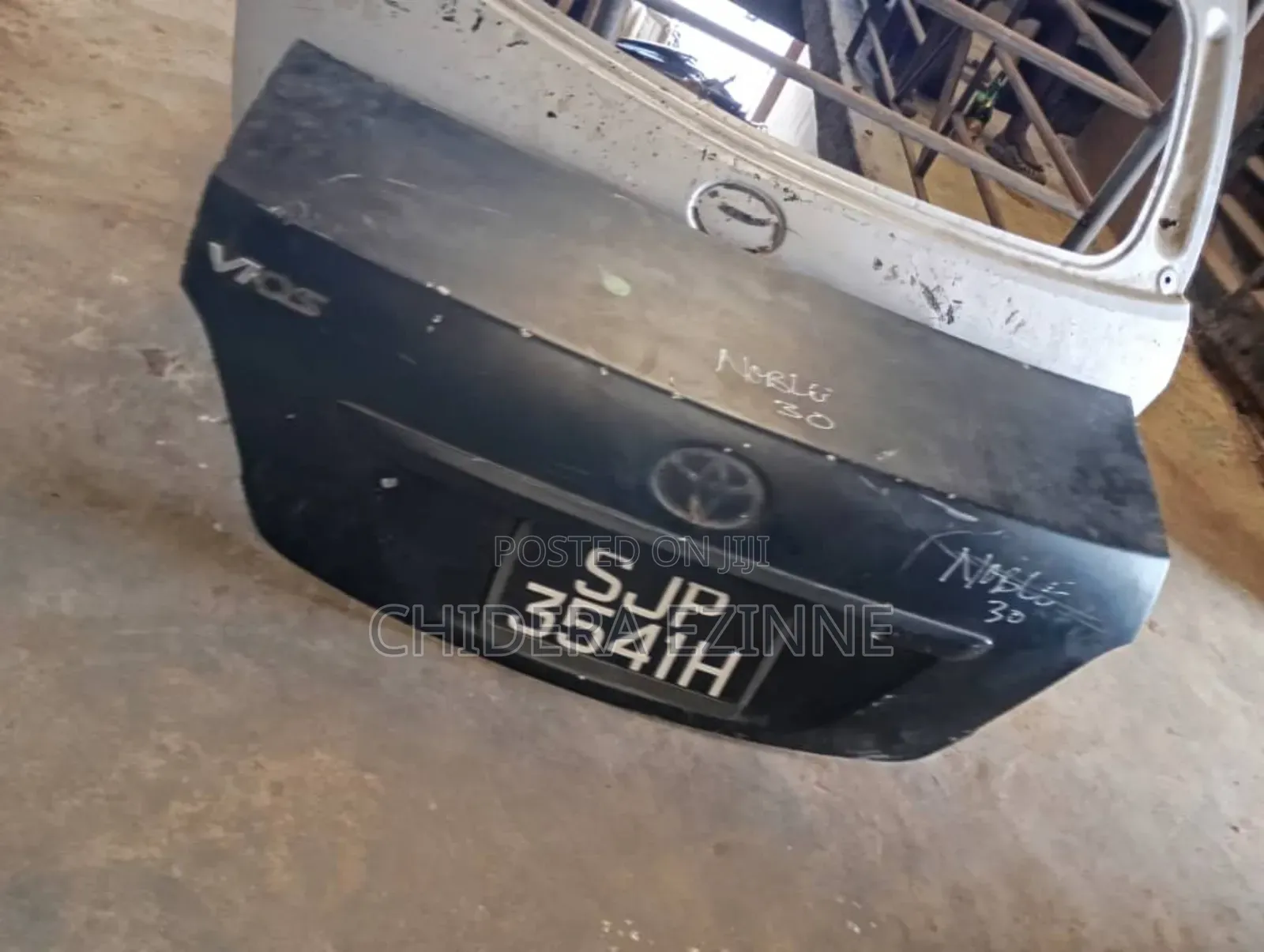 Toyota Yaris 2010 Model Empty Boot
