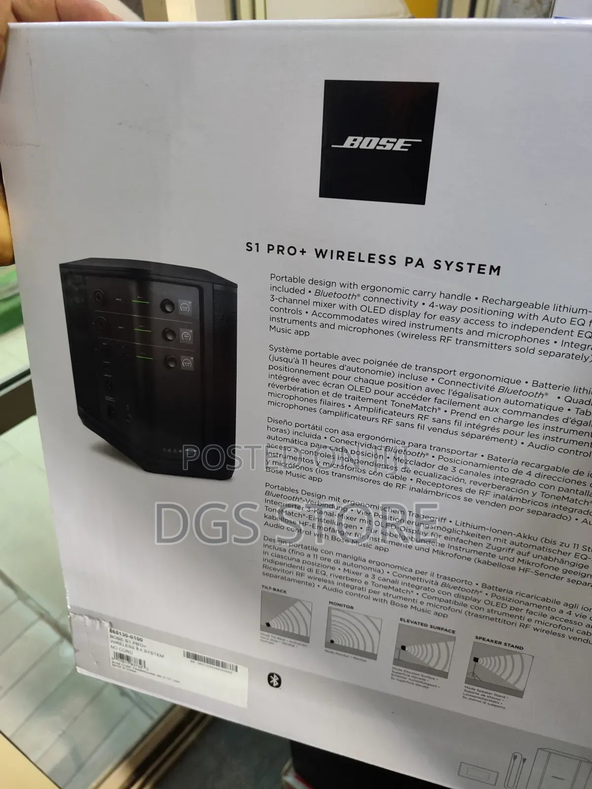 Bose S1 Pro Plus Wireless PA System Speaker