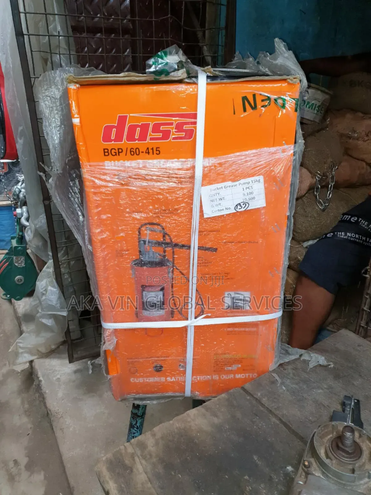 DASS Heavy Duty Bucket Grease Pump - 15 KG