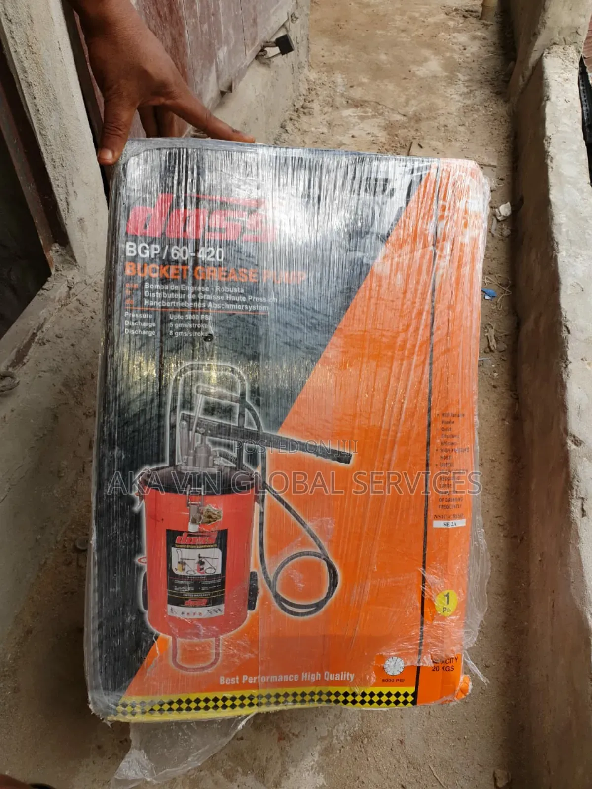 DASS Heavy Duty Bucket Grease Pump - 15 KG