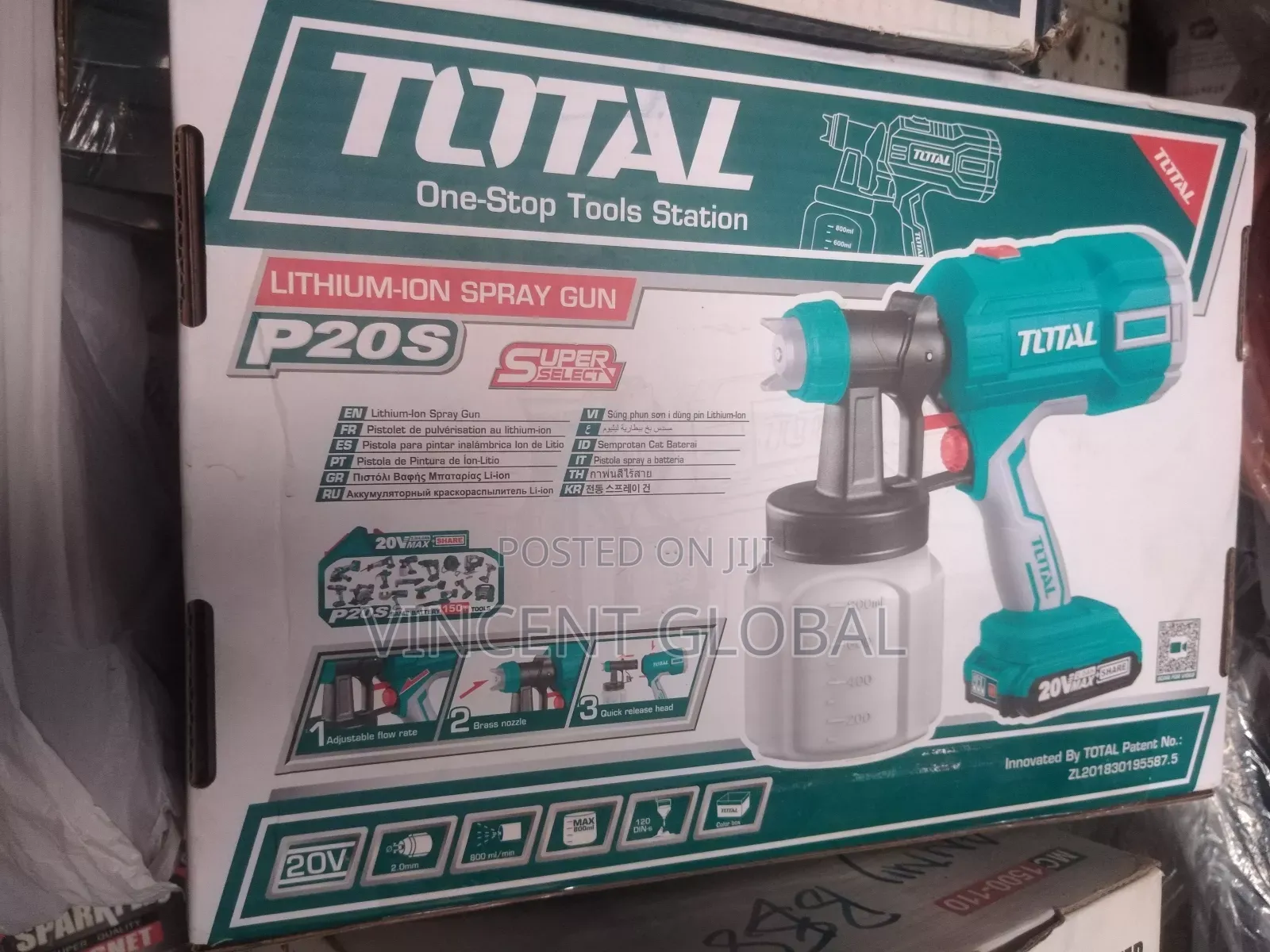 Total Battery Spray Gun