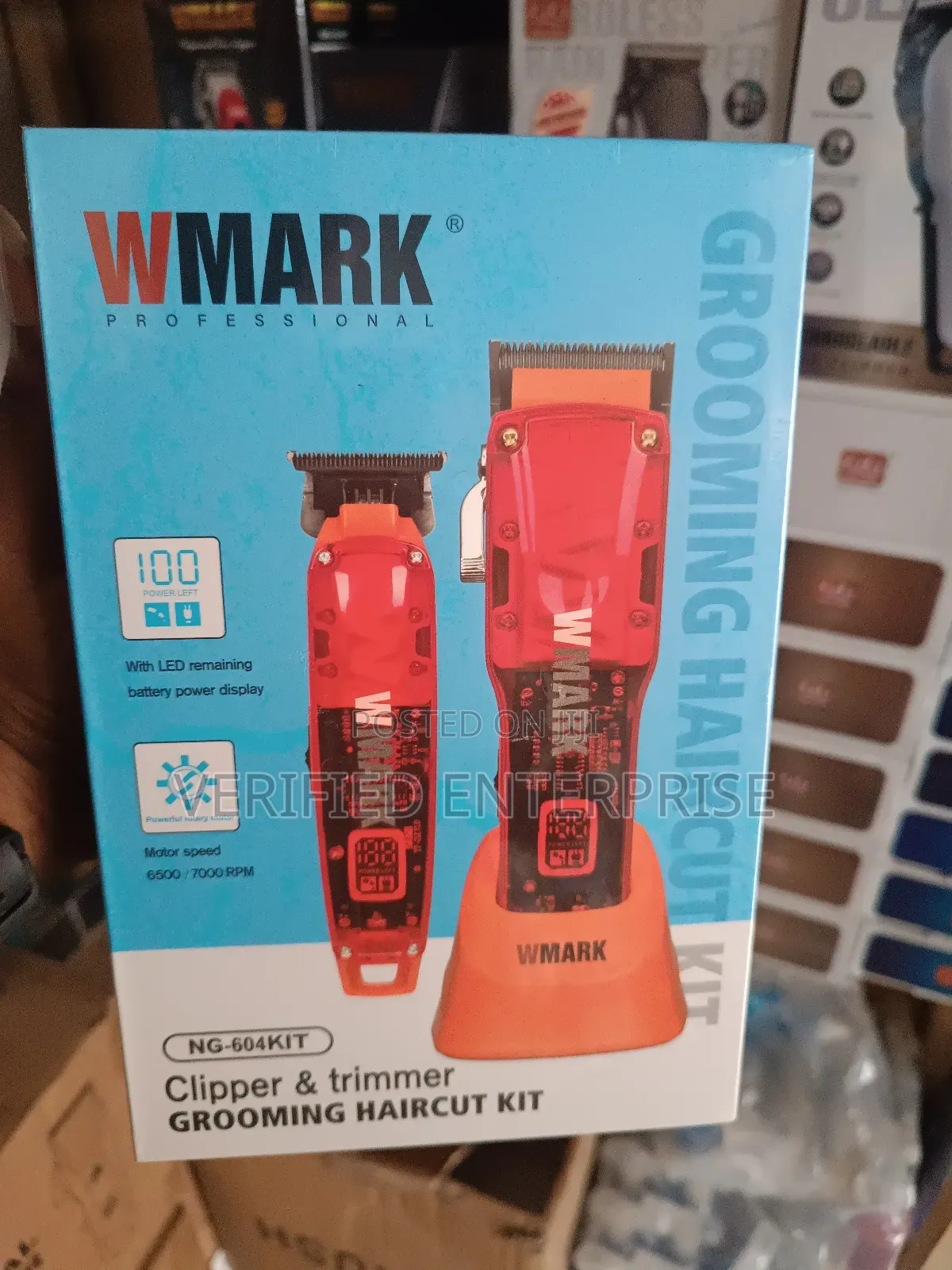 Wmark Rechargeable Clipper -Ng-604kit