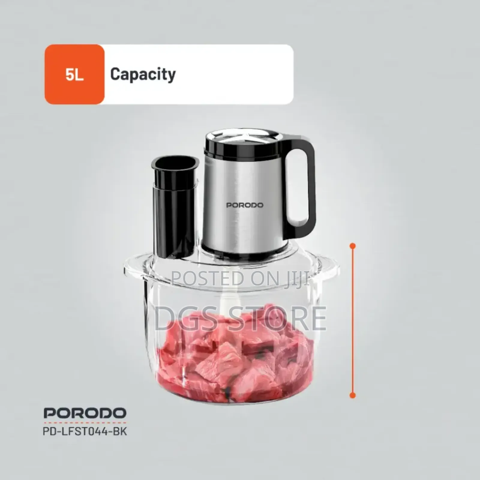 Porodo Meat Chopper Food Processor LFS044 600w 5L