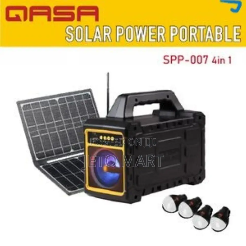 Qasa SPP-007 4 In1 Solar Power FM Mp3 Player Bluetooth
