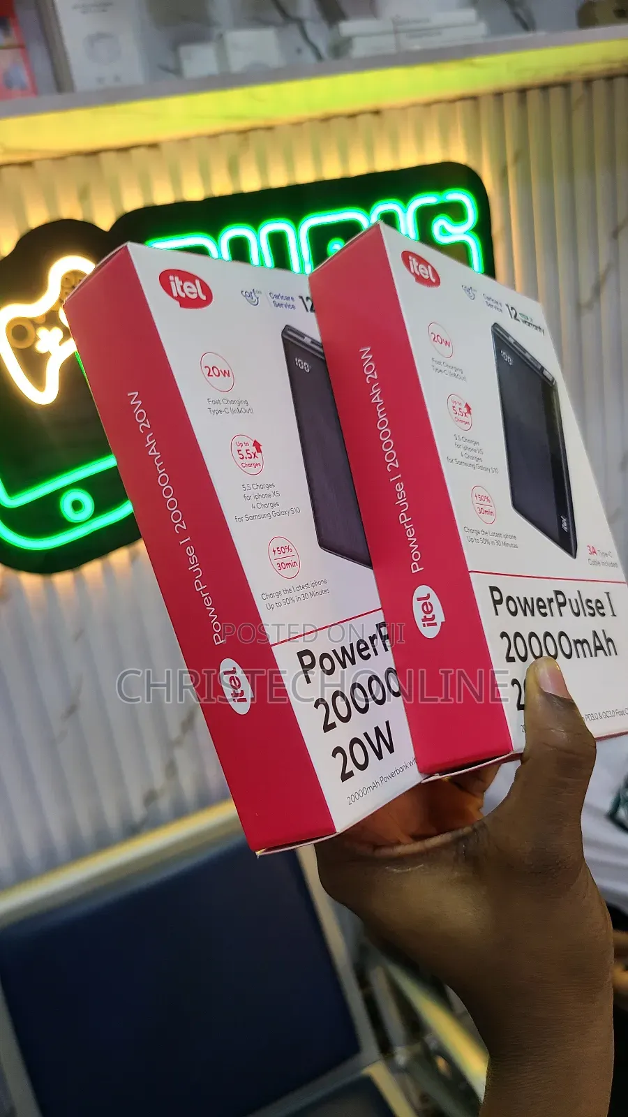 Itel 20,000mah Powerbank